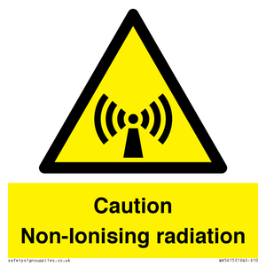 Caution Non-Ionising radiation